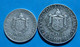 Albania 1and 2  Frang Ar 1937 Silver Coin ANNIVERSARY KM# 18 And 19 - Albania