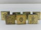 LOT 10 MATRICES BRONZE IMPRIMERIE EAU FORTE DIFFERENTES LETTRES HJ CJ BL JM OV W - Seals