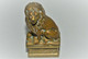 ANCIENNE PETITE STATUETTE BRONZE LION OBJET DE VITRINE COLLECTION DECO - Bronzes