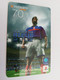 FRANCE/FRANKRIJK  MOBI CARTE   FOOTBAL PAYER LE BLEUS  RECHARGE 70 PREPAID  USED    ** 5980** - Mobicartes (GSM/SIM)