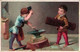 CH 6 Chromo Lithography Cards Playing With Chocolate SUCHARD, Set 30B,  Anno 1892 - Suchard