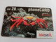 LIECHTENSTEIN ANIMALS CHF 20,- FINE USED PREPAID- CRAB     ** 5995** - Liechtenstein