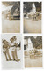 1936 COLOMBO PORT SAID - MILITAIRES DE LA COLONIALE - LOT DE 4 PHOTOS - Guerra, Militares
