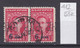 65K412 / Bulgaria 1924 Michel Nr. 185 , БНБ - Bulgarian National Bank , Perfin Perfores Perforiert Perforati , Bulgarie - Perfins