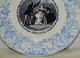 Delcampe - ANCIENNE ASSIETTE PARLANTE J.VIEILLARD BORDEAUX LA POLITIQUE DES FEMMES VITRINE Collection Déco Céramique - Bordeaux (FRA)