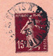 Bande De Journal 1935 Semeuse 15 Centimes Ambérieux Ain - Streifbänder
