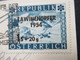 Flugpost Flieger AK Mit Adler SST Segelflugzeugtaufe Der Segelfluggruppe Semmering 1954 Österreich Nr. 998 - Lettres & Documents