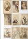 RELIGION - ILLUSTRATIONS VIERGE MARIE JESUS ET SAINTE - LOT DE 9 CDV DONT CORDES PARIS - Old (before 1900)