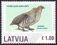 Latvia Lettland Lettonie 2021 - Bird Of The Year - Grey Partridge - Personalized Stamp - On Cover - Perdrix, Cailles