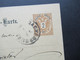 Österreich 1888 Ganzsache Correspondenz Karte Ank. Stempel Wien Landstr. Hauptstr. - Brieven En Documenten