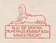 Meter Cover Netherlands 1961 Sphinx - Lion - Maastricht - Egyptology