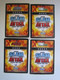 4 Carte De Catch TOPPS SLAM ATTAX Trading Card Game CHAMPION - FINISHING MOVE - Trading-Karten