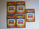 5 Cartes De Catch TOPPS SLAM ATTAX Trading Card Game - Trading Cards