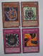 4 Cartes Yu-Gi-Oh Konami FIL DE CHASSE FR071 - PANDABORG FR031 - SUPAY FR023 - ERUPTION SOLAIRE FR067 - Yu-Gi-Oh