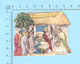 Image Pieuse Religieuse, Decoupis, Nativité, Creche, Etable , Adoration Des Mages ( Gloria In Excelsis Deo ) - Religion & Esotérisme