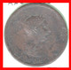 GRAN BRETAÑA MONEDA DE 1 PENIQUE DEL AÑO 1806 JORGE III - C. 1 Penny