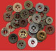 ** LOT  31  BOUTONS  TROUES ** - Boutons