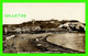 DOVER, UK - BEACH & CASTLE FROM PRINCE OF WALES PIER - ANIMATED WITH PEOPLES - H. B. F & L - REAL PHOTO POST CARD - - Dover