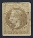 FRANCE Colonies Générales Ca.1872: Le Y&T 9, Obl., Petit Aminci - Napoleon III