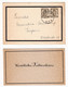 Lettre 1921 Eupen Belgique Paire Lion Héraldique Lettre + Carte Herzliche Teilnahme - 1929-1937 Heraldieke Leeuw