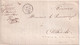 1856 - HAUT-RHIN - LETTRE En FRANCHISE ALLER Et RETOUR (ALTKIRCH / DIETTWILLER) Avec T15 ALTKIRCH + HABSHEIM (RARE) - Frankobriefe