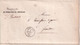 1856 - HAUT-RHIN - LETTRE En FRANCHISE ALLER Et RETOUR (ALTKIRCH / FERRETTE) Avec T15 - Civil Frank Covers