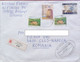 LANDSCAPES, PERSONALITY, STAMPS ON REGISTERED COVER, 1998, GREECE - Covers & Documents