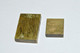 Delcampe - 2 Belles Plaques En LAITON Ou BRONZE XIXe Matrices  Plaques Imprimerie Pour Collection Déco Bureau Vitrine Presse Papier - Stempels