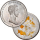 Monnaie, Italie, TUSCANY, Leopold II, Francescone, 1833, Pair Of Uniface - Tuscan