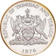 Monnaie, TRINIDAD & TOBAGO, 10 Dollars, 1976, Franklin Mint, FDC, Argent, KM:36a - Trinité & Tobago