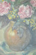 Delcampe - TABLEAU NATURE MORTE HST De M.FRANCOUR 45 Cadre MONTPARNASSE Déco Collection Bouquet De Fleurs Vases Peinture - Olii