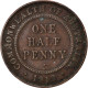 Monnaie, Australie, George V, 1/2 Penny, 1912, TTB, Bronze, KM:22 - ½ Penny
