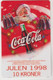 DENMARK - Coca Cola Julekort 1998, 10 Dkr, 11/98, Tirage 400, Used - Danemark