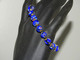 Delcampe - JOLI BRACELET VINTAGE Boules En Verre De Murano à Dominante Bleue Collection Bijou Vintage - Bracelets