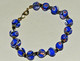 Delcampe - JOLI BRACELET VINTAGE Boules En Verre De Murano à Dominante Bleue Collection Bijou Vintage - Armbänder