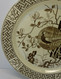 ANCIENNE ASSIETTE CERAMIQUE ANGLAISE MINTON Décor FAISAN COLLECTION DECO Fin XIX - Minton