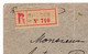 Lettre Recommandée 1920 Rhodes Cachet Rhodes Turquie Asie ​​​​​​​Cargo Vapeur Sidi Abdallah Bureaux Levant Fiume Croatie - Storia Postale