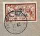 Delcampe - Lettre Recommandée 1920 Rhodes Cachet Rhodes Turquie Asie ​​​​​​​Cargo Vapeur Sidi Abdallah Bureaux Levant Fiume Croatie - Covers & Documents