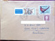 ANGELS, PHEASANT, QUEEN SILVIA, STAMPS ON COVER, 1998, SWEDEN - Brieven En Documenten