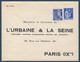 FRANCE : ENTIER POSTAL Neuf 90c Type Paix. EPTSC . " L'URBAINE ET LA SEINE" . TB . Mod 102 Bis RR - Buste Ristampe (ante 1955)