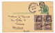 Post Card  One Cent Jefferson 1935 Saint Louis Missouri Verviers Belgique Tuholske 1/2c Nathan Hale Olive Brown - 1921-40