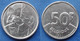 BELGIUM - 50 Francs 1990 French KM# 168 Baudouin I (1951-1993) - Edelweiss Coins - 50 Francs