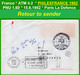 France ATM Vignette LSA 92954 / Michel 4.2 / PNU 1,60 FF On Retour Cover / PHILEXFRANCE 82 / Distributeurs Frama - 1981-84 Types « LS » & « LSA » (prototypes)