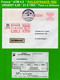 France ATM Vignette LSA 92954 / Michel 4.2 / URGENT 4,50 + LS09 4,50 On R-cover / PHILEXFRANCE 82 / Distributeurs Frama - 1981-84 LS & LSA Prototipi