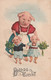 CPA  Lithographiée Cochon Humanisé Position Humaine Porc Pig Truie Pigglet Illustrateur  2  Scans - Varkens
