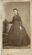 Oude Foto CDV Carte De Visite Portrait Photographe Deconclois Paris Mode Costume Woman Femme Ancienne Photo 19e Siecle - Zonder Classificatie