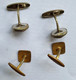 Lot De 2 Paires De Boutons De Manchette Anciens - Boutons De Col /de Manchettes