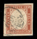 Antichi Stati Italiani - Sardegna - 1866 - 40 Cent Vermiglio Scuro (16b) Usato A Torino 29.3.57 - Grandi Margini - Savar - Other & Unclassified