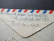 GB Kolonie 1951 Air Mail Luftpost Aus Winhoek South West Africa SWA Nach Kappeln Mit Ank. Stempel - South West Africa (1923-1990)