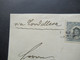 Chile 1908 Ganzsachen Umschlag Mit Zusatzfrankatir Via Cordillera Nach Cöthen (Anhalt) Mit Ank. Stempel - Chile